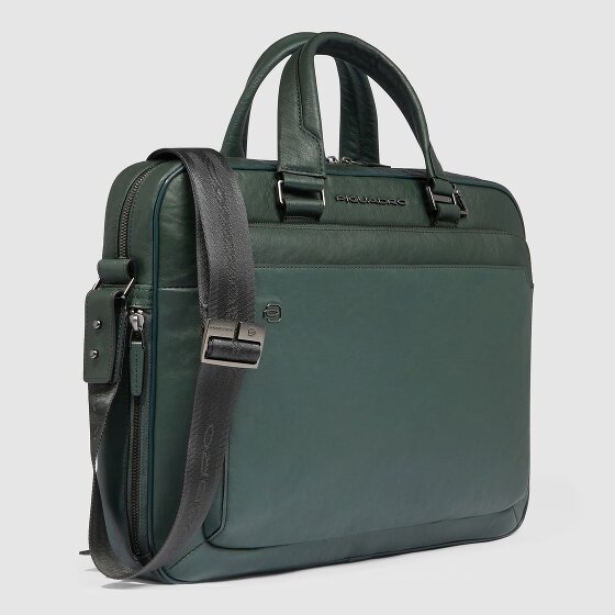 Piquadro Black Square Porte-documents Cuir 40 cm Compartiment pour ordinateur portable