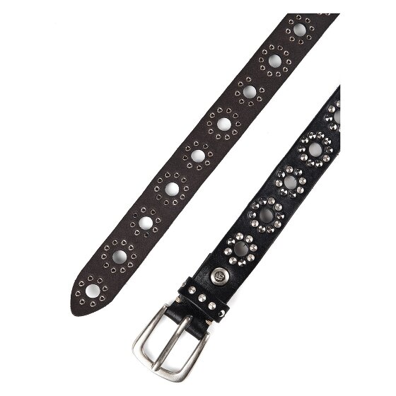 b.belt Ceinture à rivets Cuir véritable