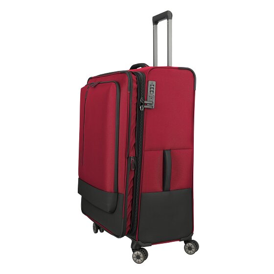 Travelite Crosslite 4 roues Valise cabine XL 81 cm '"avec soufflet d''extension"'
