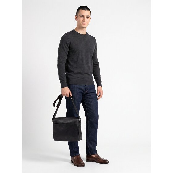 Jost Glasgow Attaché-case Protection RFID Cuir véritable 34 cm Compartiment ordinateur