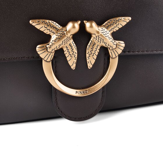PINKO Love One Sac à bandoulière Cuir véritable 21 cm