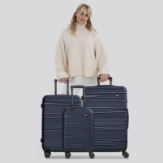 Redolz Essentials 16 3-SET 4 roues Set de valises 3 pièces