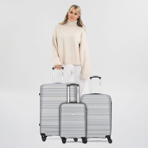 Check.In Paradise 4 roulettes Set de valises 3 pièces