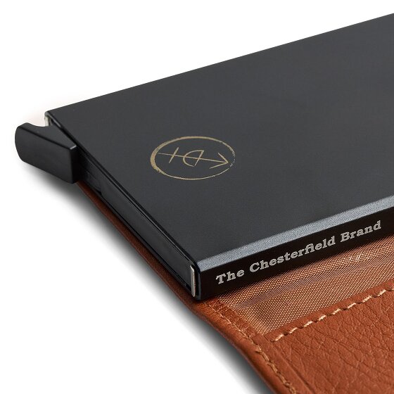 The Chesterfield Brand Junia Porte-monnaie Protection RFID Cuir véritable 10 cm