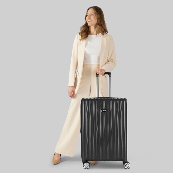 Bric's Cervia 2.0 4 roulettes Trolley M 69 cm avec soufflet d'extension