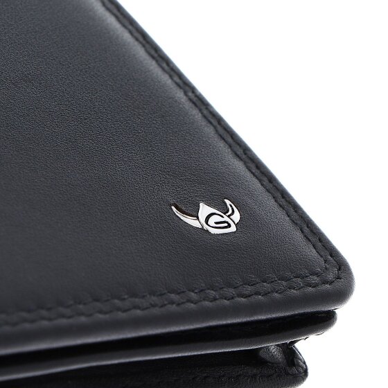 Golden Head Polo Porte-monnaie Protection RFID Cuir véritable 13 cm