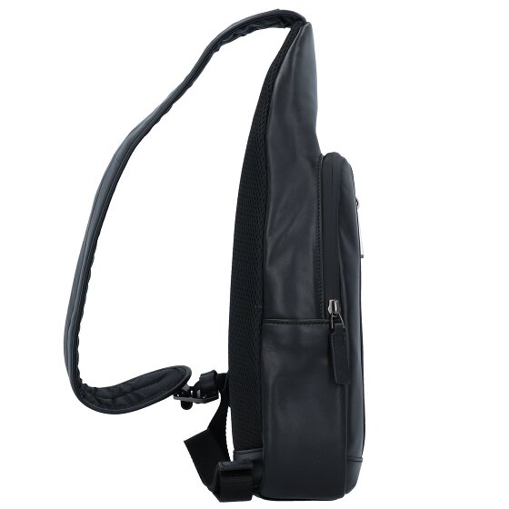 Piquadro Urban sac à bandoulière en cuir 39 cm