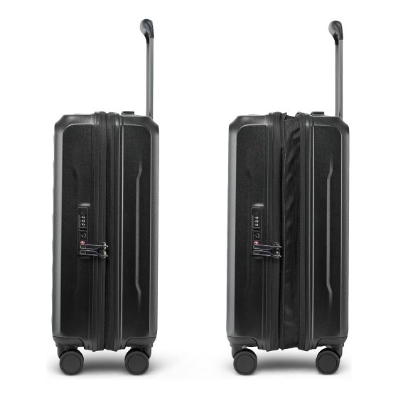 Stratic Phoenix 4 roulettes Trolley de cabine 55 cm avec soufflet d'extension