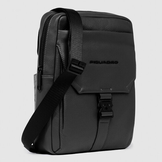 Piquadro Than Sac à bandoulière Protection RFID Cuir 22 cm
