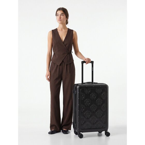 Roberto Cavalli Florence 4 roues Valise cabine 63 cm avec soufflet d'extension