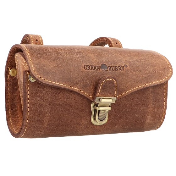 Greenburry Sacoche de vélo Vintage Original en cuir 17 cm