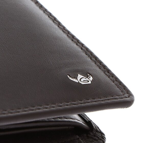 Golden Head Polo Porte-monnaie Protection RFID Cuir véritable 13 cm
