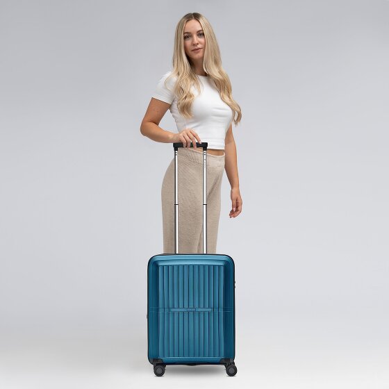 Pactastic Collection 01 4 roulettes Trolley de cabine S 55 cm avec soufflet d'extension