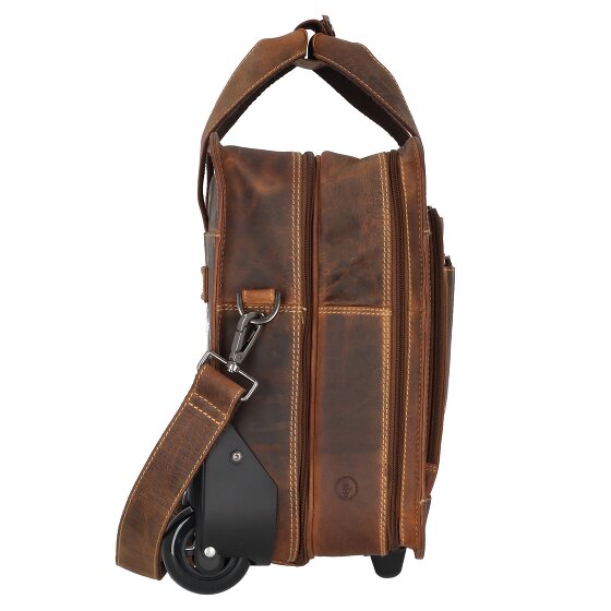 Greenburry Vintage 2 roulettes Trolley d'affaires 33 cm Compartiment pour ordinateur portable