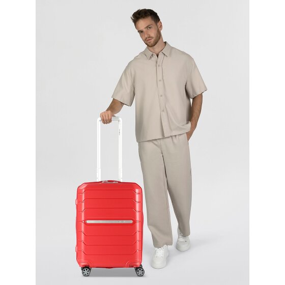 Samsonite Flux 4 roulettes Trolley de cabine 55 cm avec soufflet d'extension