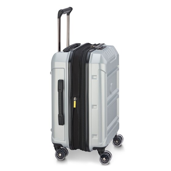 Delsey Paris Rempart 2.0 4 roulettes Trolley de cabine 55 cm avec soufflet d'extension