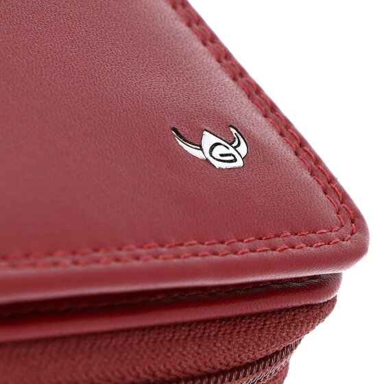 Golden Head Polo Porte-monnaie Protection RFID Cuir véritable 11.5 cm