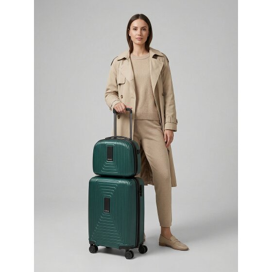 Redolz Essentials 14 Set de valises 2 pcs. trolley cabine avec soufflet extensible & Beautycase
