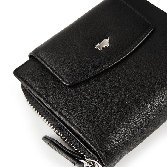 Braun Büffel Joy Porte-monnaie Protection RFID Cuir véritable 12 cm