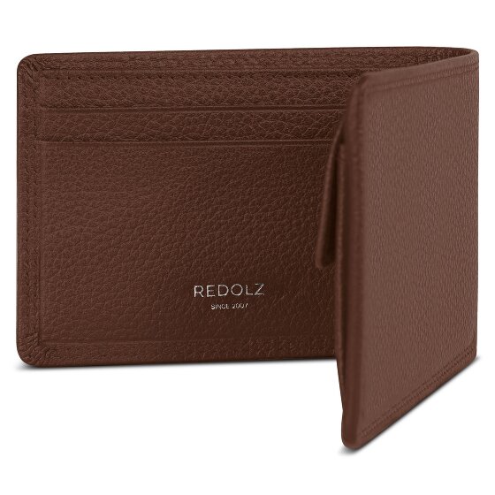 Redolz Leather Essentials QF petit porte-monnaie en cuir RFID 10,5 cm