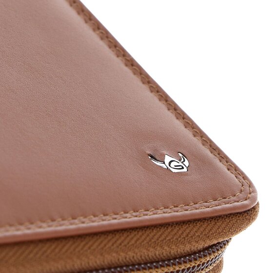 Golden Head Polo Porte-monnaie Protection RFID Cuir véritable 21.5 cm