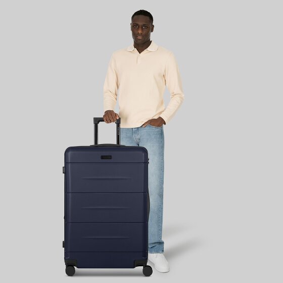 Police London 4 roues Valise cabine 74 cm avec soufflet d'extension