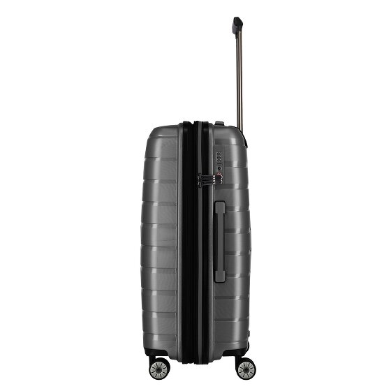 Travelite Air Base 4 roues Valise cabine 67 cm avec soufflet d'extension