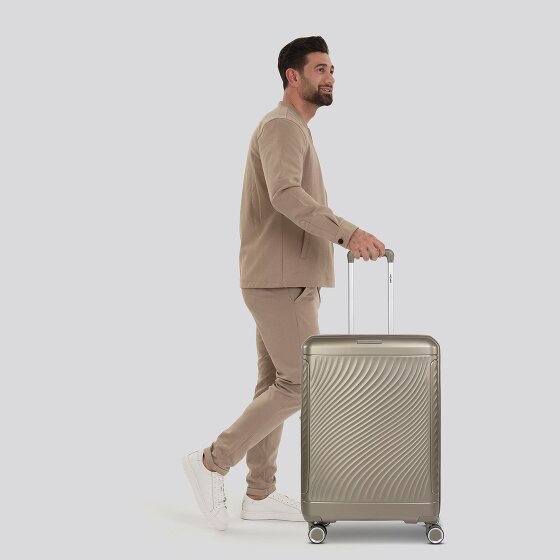 Picard Vienna 4 roulettes Trolley M 65 cm avec soufflet d'extension