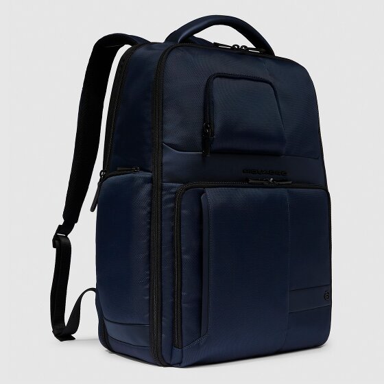 Piquadro W129 Sac à dos de voyage 46 cm avec compartiment pour ordinateur portable et soufflet d'extension