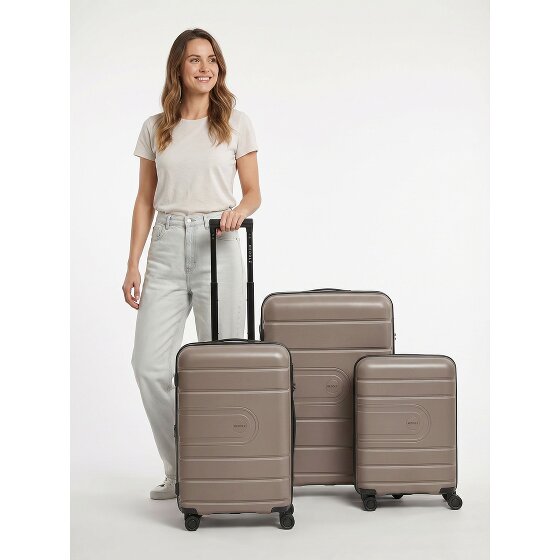 Redolz Essentials 11 4 roues Set de valises 3 pièces avec soufflet d'extension