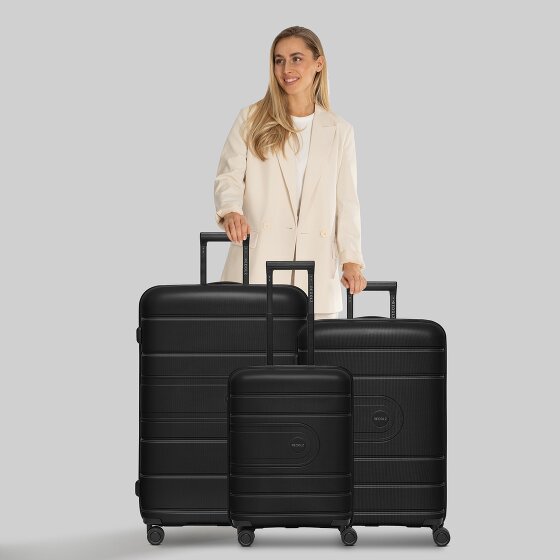 Redolz Essentials 11 4 roulettes Set de valises 3 pièces avec soufflet d'extension