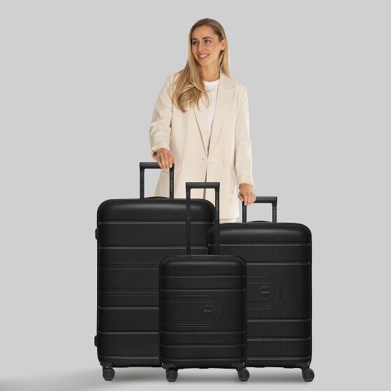 Redolz Essentials 11 4 roulettes Set de valises 3 pièces avec soufflet d'extension