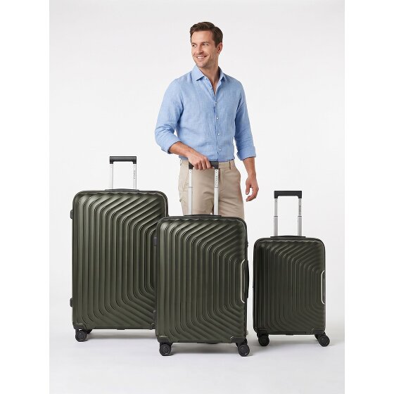 Redolz Essentials 01 4 roues Set de valises 3 pièces avec soufflet d'extension
