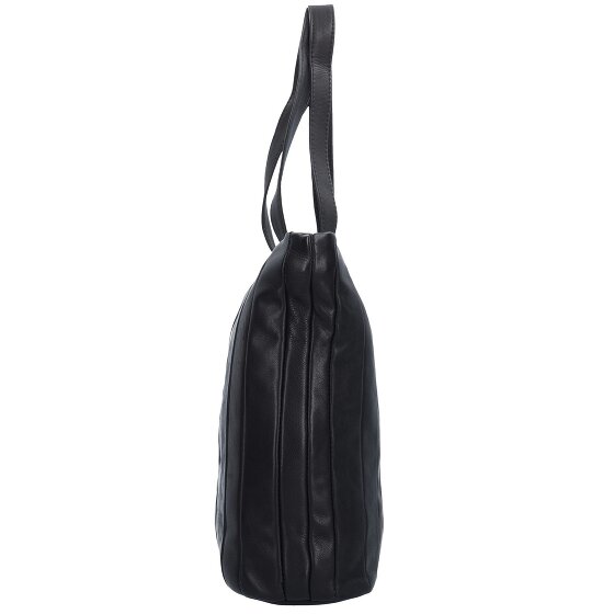 Greenland Nature Black Nappa Shopper Sac en cuir 37 cm