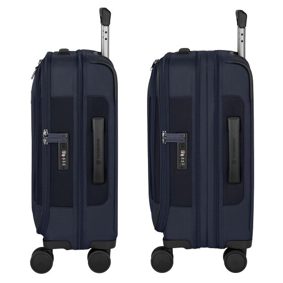 Victorinox Werks Traveler 7.0 4 roulettes Trolley de cabine 55 cm Compartiment pour ordinateur portable avec soufflet d'extension