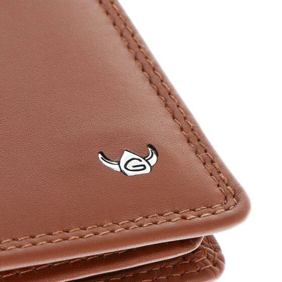 Golden Head Polo Porte-monnaie Protection RFID Cuir véritable 9 cm