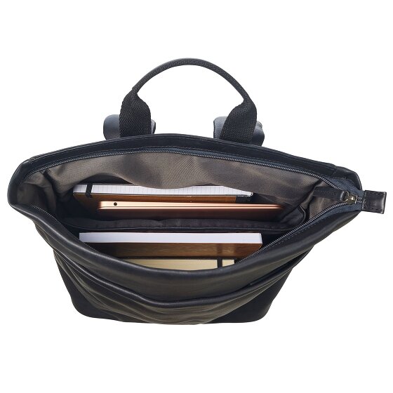 Leonhard Heyden Hamburg sac à dos en cuir 46 cm compartiment pour ordinateur portable