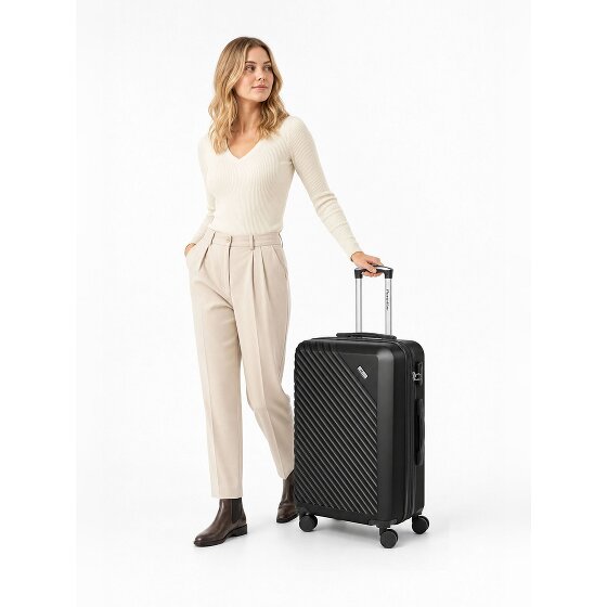 Check.In Paradise 2.0 4 roues Valise cabine M 68 cm avec soufflet d'extension