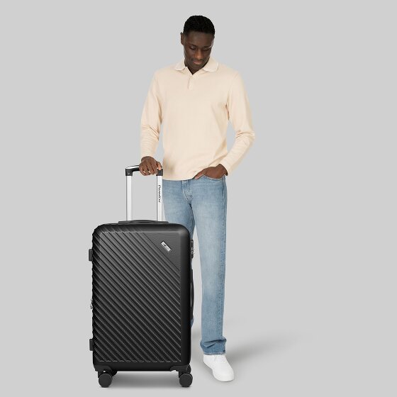 Check.In Paradise 2.0 4 roues Valise cabine M 68 cm avec soufflet d'extension