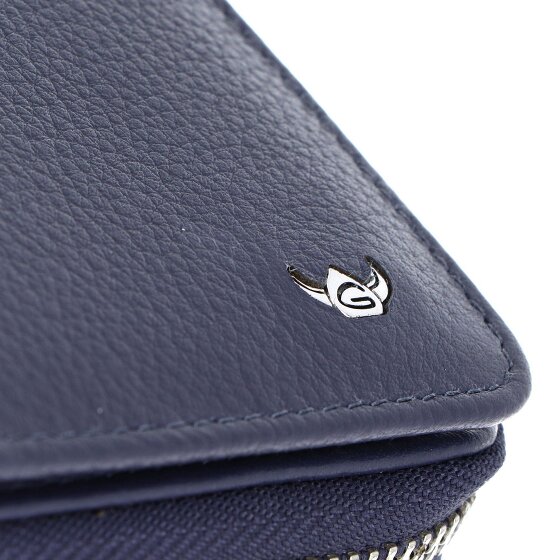 Golden Head Madrid Porte-monnaie Protection RFID Cuir véritable 11.5 cm