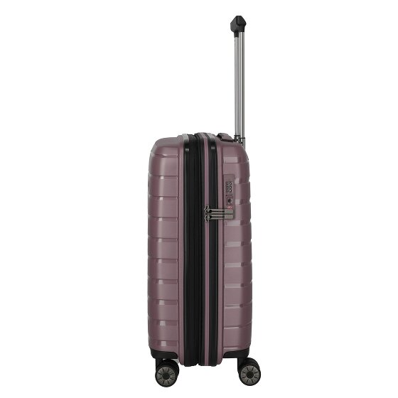 Travelite Air Base 4 roulettes Trolley de cabine 55 cm avec soufflet d'extension