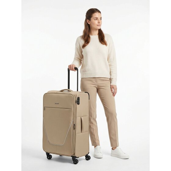 Stratic taska 4 roues Valise cabine L 76 cm avec soufflet d'extension