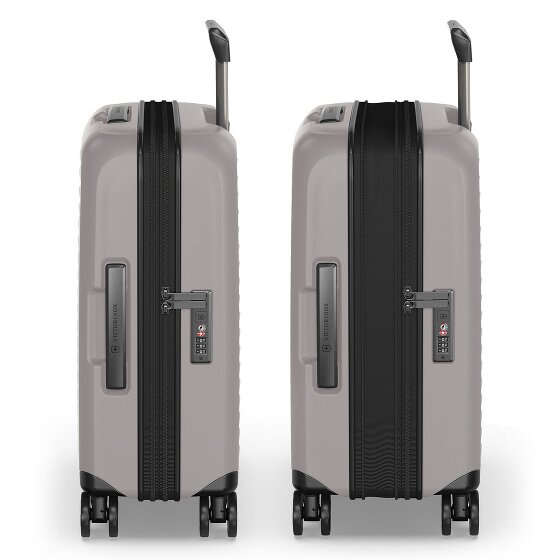 Victorinox Airox Advanced 4 roulettes Trolley de cabine S 55 cm Compartiment pour ordinateur portable avec soufflet d'extension