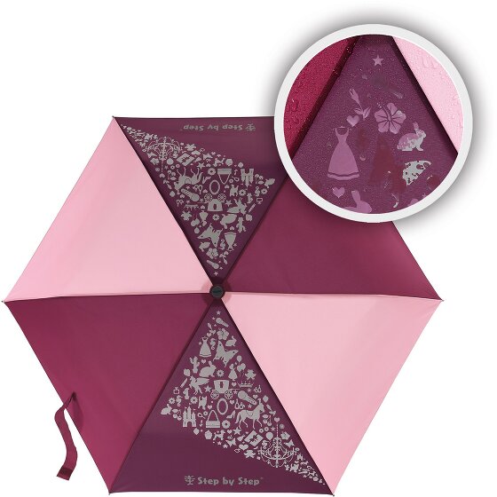 Step by Step Magic Rain Effect Parapluie de poche pour enfants 22,5 cm