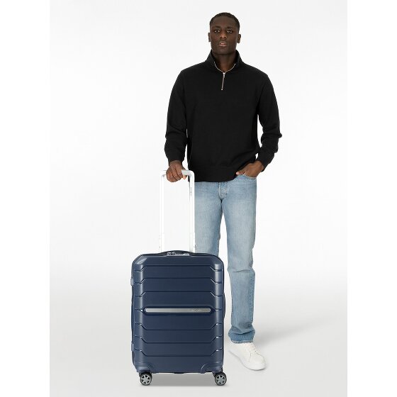 Samsonite Flux 4 roulettes Trolley de cabine 55 cm avec soufflet d'extension