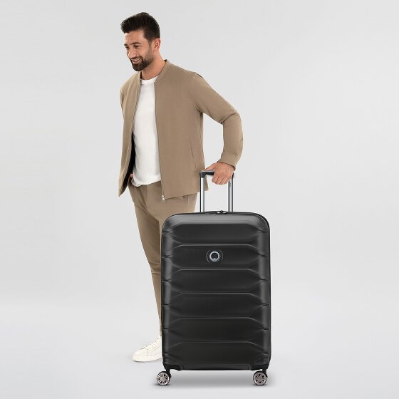 Delsey Paris Meteor 4 roulettes Trolley L 78 cm avec soufflet d'extension