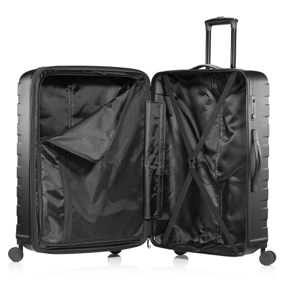 Pack Easy Clipper by Pack Easy Kosmo 4 roulettes Trolley 75 cm avec soufflet d'extension