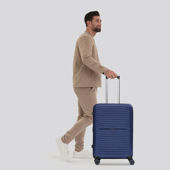 Stratic Shine 4 roues trolley 65 cm avec soufflet extensible