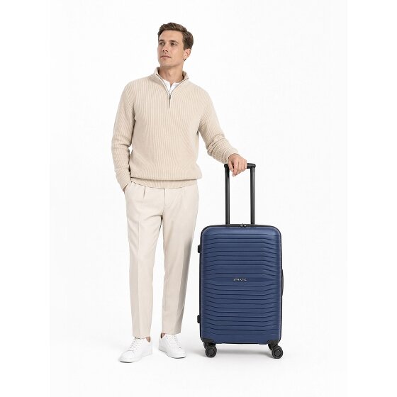 Stratic Shine 4 roues Valise cabine 66 cm avec soufflet d'extension