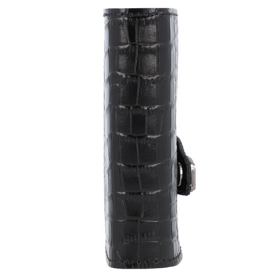 Tru Virtu Click & Slide Porte-cartes de crédit Porte-monnaie RFID en cuir 6,5 cm